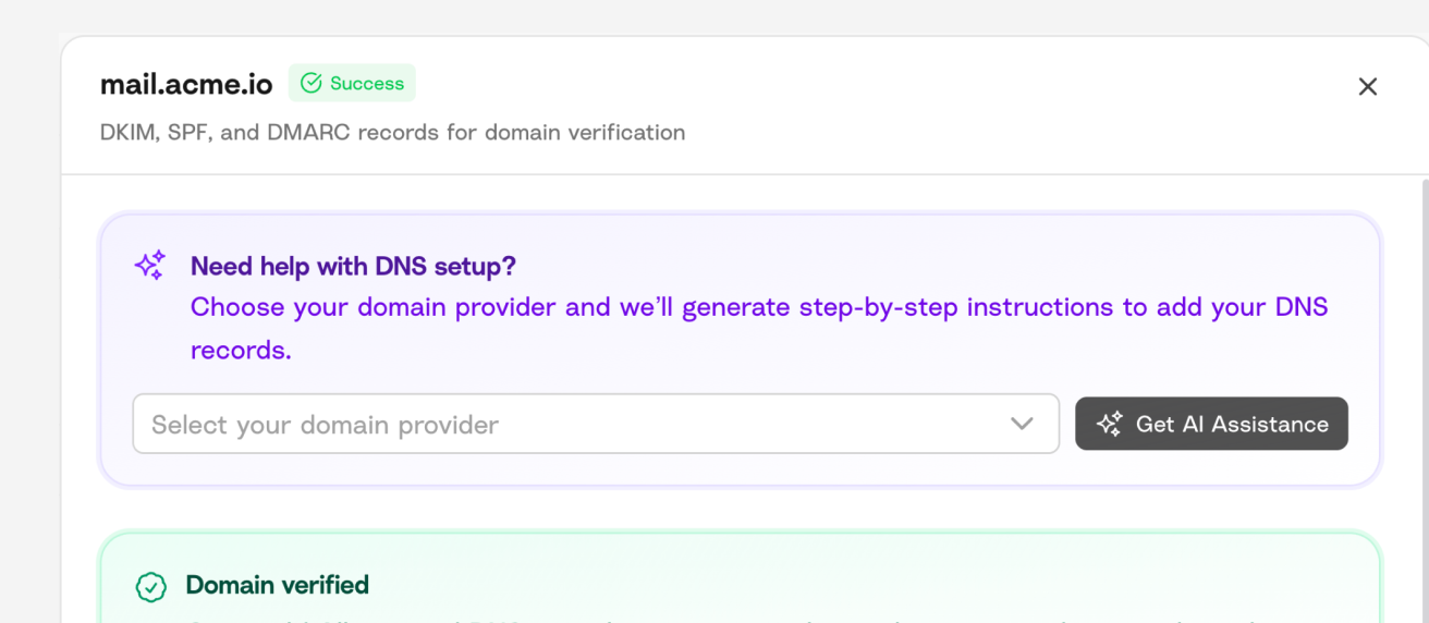 AI-Guided Domain Configuration